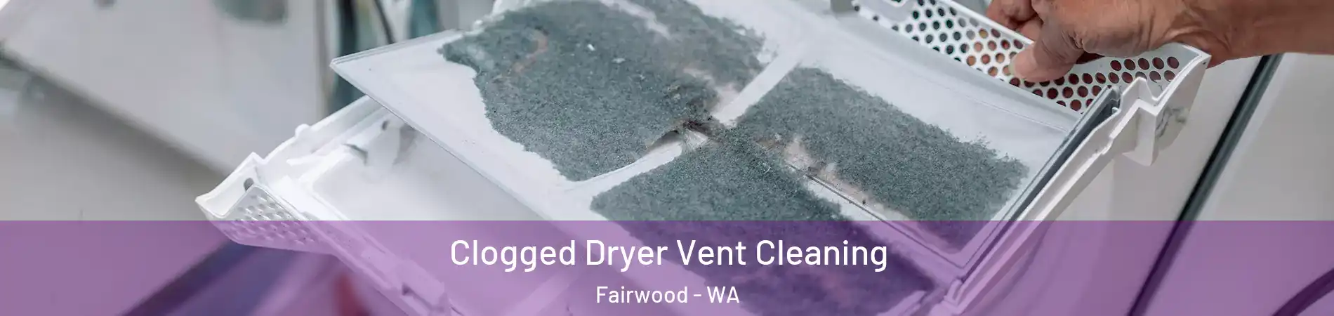  Clogged Dryer Vent Cleaning Fairwood - WA