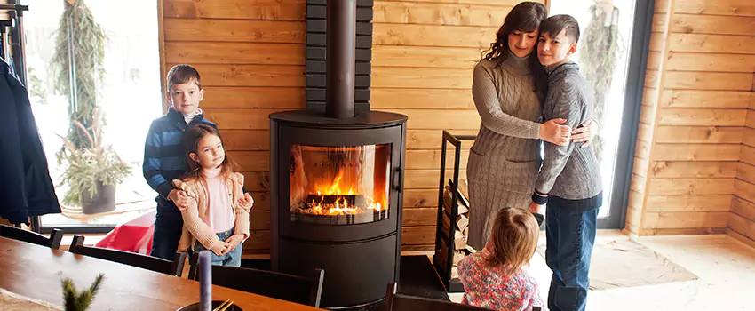 Morso Cast Iron Fireplace Insert Installation in Fairwood, Washington