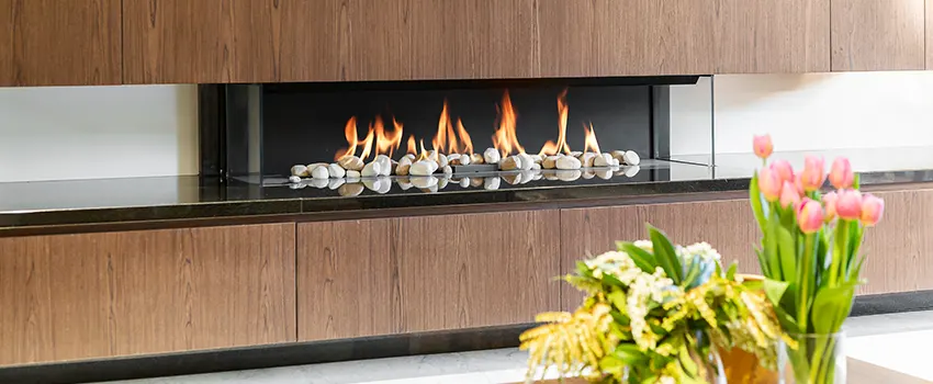 Double-height Fireplace Design Refurbishment in Fairwood, Washington