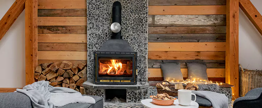Thelin Hearth Products Direct Vent Gas Stove Fireplace Inspection in Fairwood, Washington